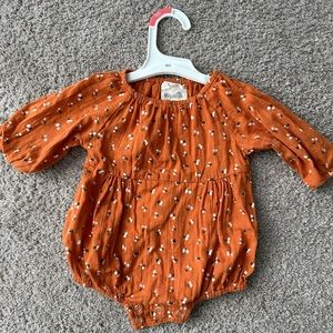 Vignette Bubble 6-9 Mo, Floral Print.